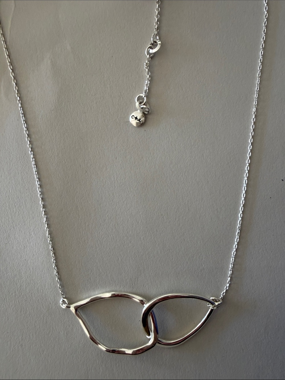 Stella & Dot Infinity loop necklace.